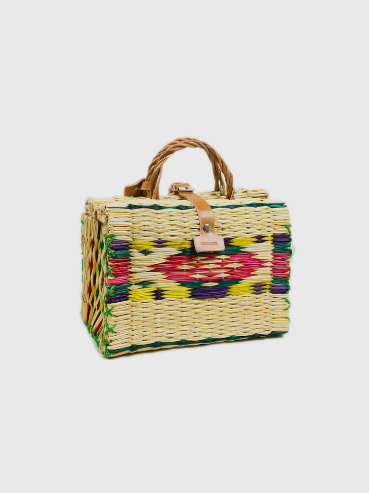 Handmade Reed Basket 25 cm - The Portuguese Conspiracy